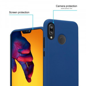Husa Huawei P20 LITE Albastra Din Silicon Premium Soft - Img 2
