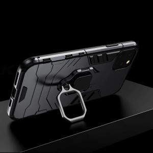 Husa pentru Samsung Galaxy A22 5G, RING ARMOR, negru - Img 4