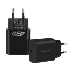 Incarcator de perete Blavec BC-7 GaN4, Tip C, 45W 3A, negru, MGLAD001958 - Img 2