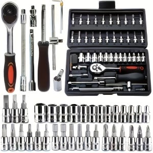 Kit de biti Torx durabil pentru reparatii auto si casnice, Include cutie de stocare, TMRF534220 - Img 4