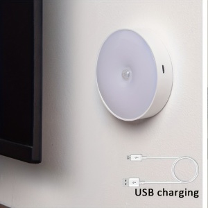 Lampă de Veghe cu Senzor de Mișcare, Reîncărcabilă USB – Autonomie Extinsă, TMTP241125 - Img 3