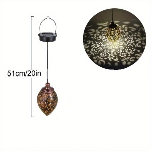Lumină solară suspendată cu proiecții artistice – Iluminare decorativă pentru exterior, TMML372730 - Img 2