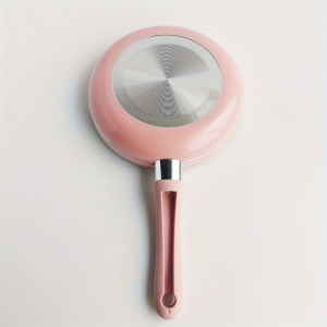 Mini Tigaie Antiaderentă Roz – 16 cm, Ideală pentru Ouă și Gustări Rapide, TMML175104 - Img 8