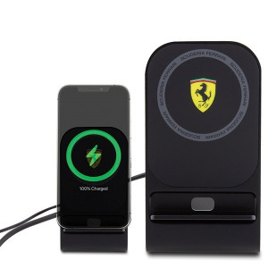 Original Induction Charger FERRARI 2023 Collection MagSafe 15W FEMFBMALK Negru
