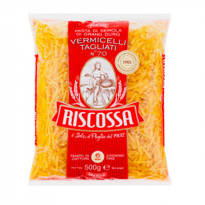 Paste Riscossa Vermicelli tagliati supa nr 70, 500g