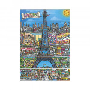 Puzzle Turnul Eiffel, 500 piese - DINO TOYS - Img 4
