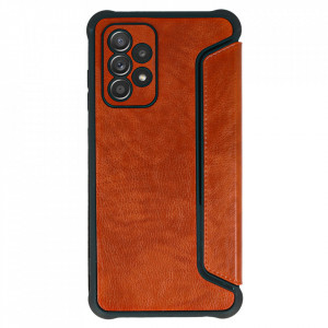 Razor Leather Book Carcasa pentru Samsung Galaxy A53 5G brown - Img 2
