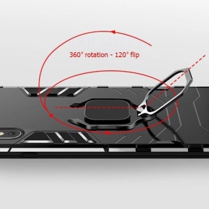 Ring Armor Case for Iphone 16 Pro Max Black - Img 4