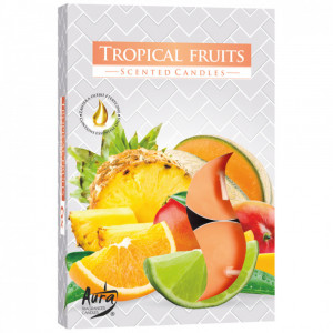 Set de 6 lumanari parfumate, Fructe exotice, PM546113