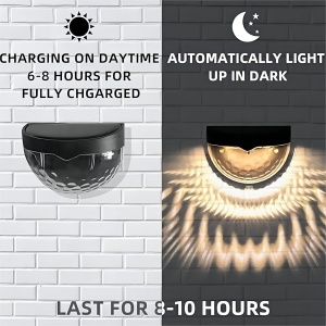 Set lămpi solare LED tip far – Iluminat decorativ alb pentru exterior, TMYA48214A - Img 8