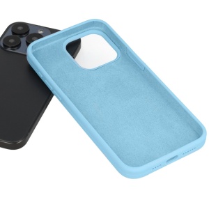 Silicone Lite Case for Xiaomi Redmi Note 13 Pro 5G light blue - Img 3