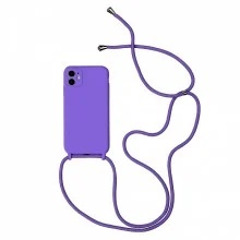 STRAP Silicone Husa pentru Iphone 11 Pro Violet