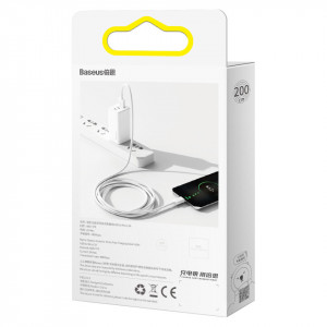 Cablu Baseus Superior - USB to MicroUSB - 2A 2 metri , alb - Img 2