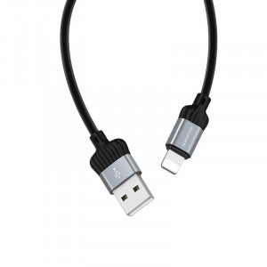 Cablu Borofone BX28 Dignity - USB to Lightning - 2,4A 1 metru gri