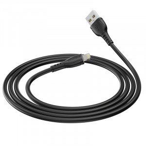 Cablu Borofone BX51 Triumph - USB to Lightning - 2,4A 1 metre Negru