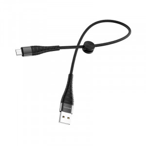 Cablu Micro-Usb Borofone BX32 Munificent - USB to Micro USB - 5A 0,25 metri, negru - Img 2