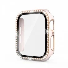 Carcasa pentru Apple Watch 45mm Diamond Roz-Auriu