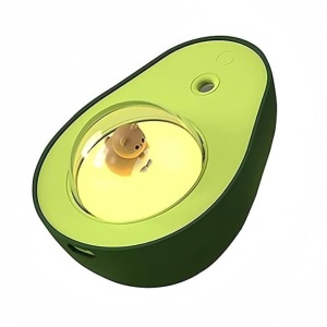 Difuzor Smartix Avocado mini 210ML, Purificator, Aromaterapie, Umidificator Reincarcabil cu atmosfera Luminoasa, Pentru Cadou, Verde, AD210