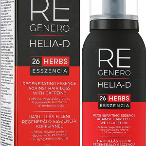 Esenta (spray) regeneratoare cu cafea impotriva caderii parului Helia-D, 75ml
