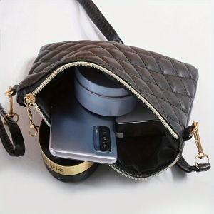 Geanta Crossbody, curea reglabila, inchidere cu fermoar, PMCU172945 - Img 5