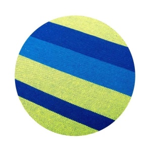 Hamac de gradina, Pentru o persoana, Cu sac pentru depozitare, Material durabil si rezistent, 2 Franghii 150 Cm Incluse, Dimensiune 200 x 100 Cm, Albastru, AD5328 - Img 6