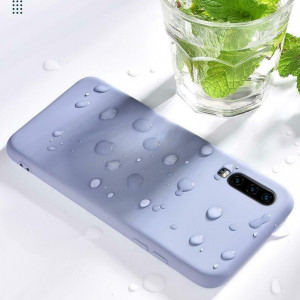 Husa Huawei Mate P30 Albastra Deschis din Silicon Premium Ultra Soft - Img 5
