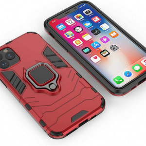 Husa iPhone 11 PRO Rosie Military cu Inel - Img 2