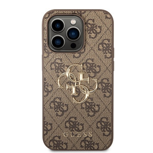 Husa Originala GUESS 4G Big Metal Logo GUHCP15X4GMGBR pentru Iphone 15 Pro Max brown - Img 2