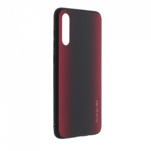 Husa pentru Samsung Galaxy A70 | A70s - Husa Pro Shield Sticla Rosu cu Efect Gradient - Img 2
