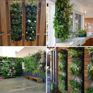 Jardinieră verticală cu 6 buzunare – Suport modern pentru plante decorative și ierburi aromatice, TMRY103137 - Img 2
