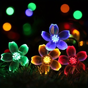 Lumini solare LED model floricele – Decor elegant pentru grădină, terasă și balcon, TMDA70011 - Img 8