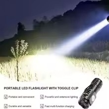 Mini lanterna LED reincarcabila, multifunctionala, PMAX2547 - Img 2