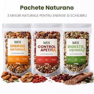 Pachet Naturano 🥜 – 3 Mixuri Naturale pentru Energie și Echilibru (3 x 300g)