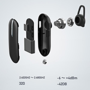REMAX Bluetooth Casti - RB-T28 (multi-point + EDR) Negru - Img 2