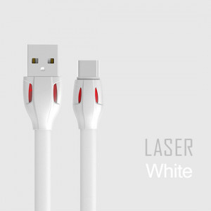REMAX Cablu Laser RC-035A - USB to Tip C - Alb - Img 2