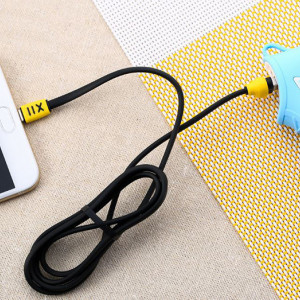 REMAX Cablu Running Shoe RC-112m - USB to Micro USB - 1 metru Negru