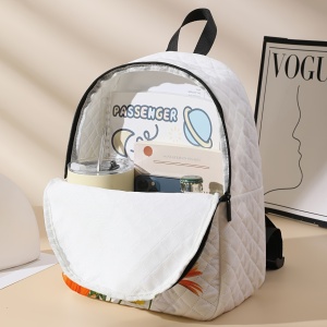 Rucsac damă Orangina cu model flori și fluturi – Stil casual și adorabil, TMTP726819 - Img 4