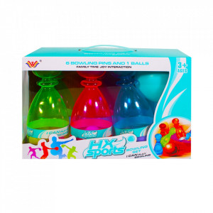 Set bowling transparent, in cutie