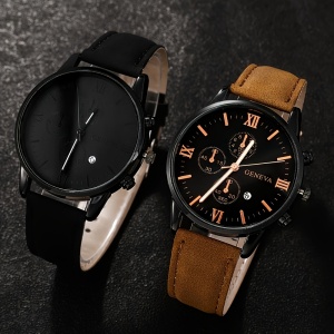Set cadou, 2 ceasuri barbatesti Casual, TM7WMWV5K611
