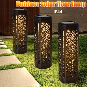 Set lămpi solare LED de grădină cu design ornamental – iluminat ambiental elegant, TMCH61320 - Img 8