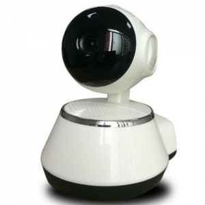 Sistem de monitorizare video, Home Smart, Wireless, Digitala, Senzor audio, Infrarosu, Vedere panoramica 360 grade, Alb, PMHOLM01663