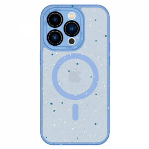 Tel Protect Magnetic Splash Frosted Carcasa pentru Iphone 13 Light Albastru