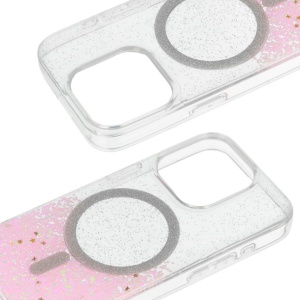 Tel Protect Moonlite Magsafe Case for Iphone 16 Plus pink clear - Img 3