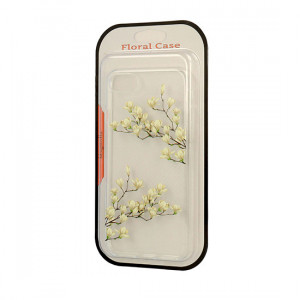 Telone Floral Husa Silicone pentru Iphone XS MAX Magnolia