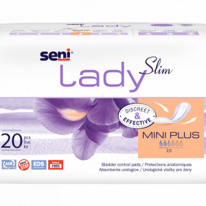 Absorbante pentru incontinenta Seni Lady slim MINI PLUS, 20 buc 2.5picaturi