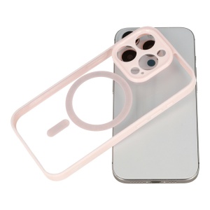 Acrylic Color Magsafe Case for Iphone 14 light pink, POK058547 - Img 5