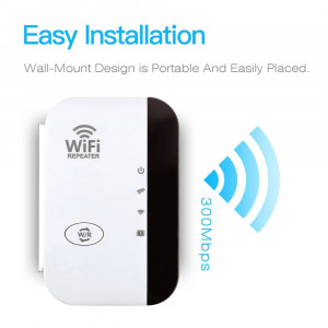 Amplificator Semnal Retea Wireless, WiFi Repeater transmisie 300Mbps, 802.11N, 2.4GHz WLAN, PMAS131355 - Img 4