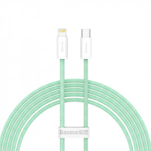 Baseus Cablu Dynamic - Tip C to Lightning - PD 20W 2 metri (CALD000106) green - Img 3
