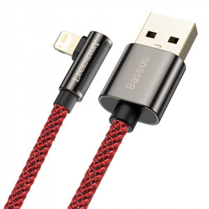 Baseus Cablu Legend - USB to Lightning - angled 2,4A 1 metre (CACS000009) red