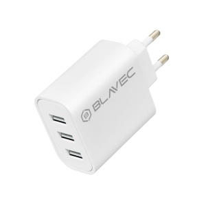 Blavec Wall charger BC3 - 3xUSB - 3A (TCBC3-3UW3A) white